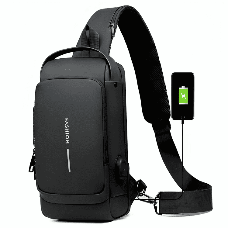 ⚠️ Bolso Antirrobo Impermeable – Protege tu celular y dinero