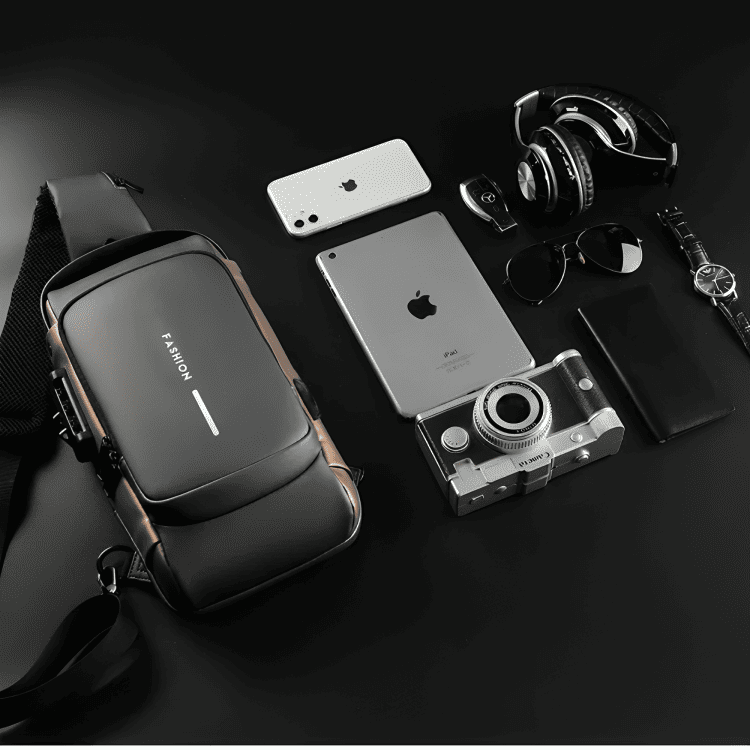 ⚠️ Bolso Antirrobo Impermeable – Protege tu celular y dinero
