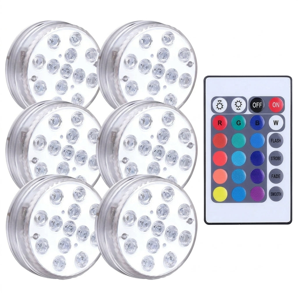 Kit de iluminación RGB para piscinas - Inalámbrico con control remoto