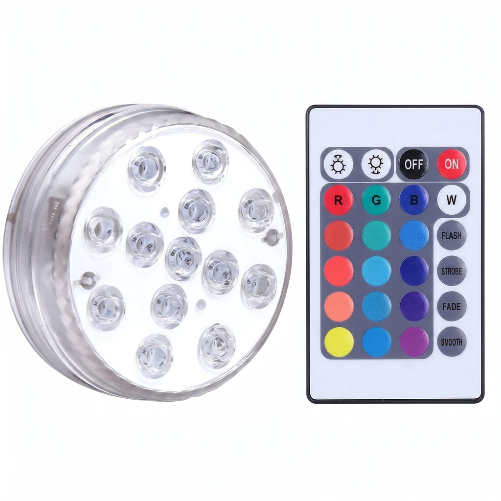 Kit de iluminación RGB para piscinas - Inalámbrico con control remoto